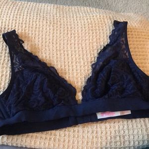 Victoria's Secret PINK lace plunge bralette